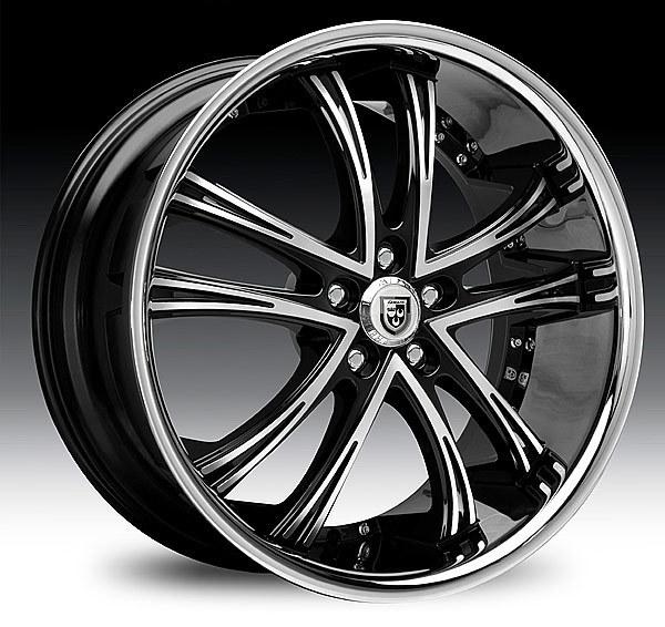 20" 22" 24" 26" 28" 30" lexani lss55 black chrome wheels chrysler 300 donk