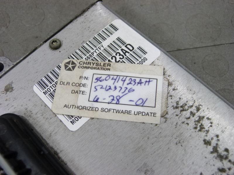 99 Jeep Grand Cherokee 4.0L ECU ECM PCM Engine Computer Key Set 56041423AH 423, US $144.99, image 2