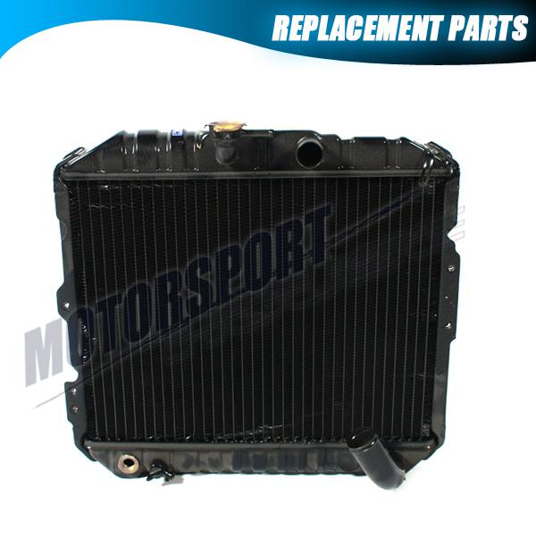 For 1986-1987 hyundai excel 1.5l 4-cyl m/t cooling aluminum core radiator system