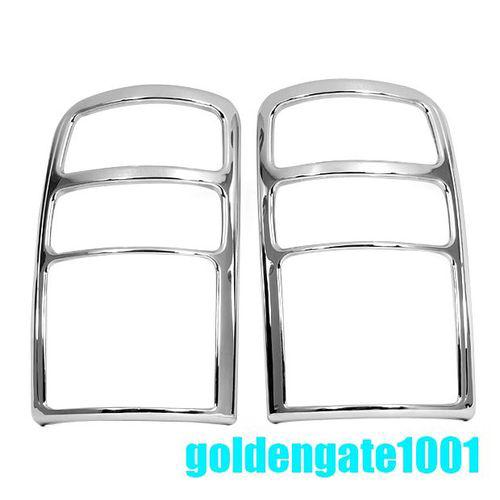 Triple chrome tail light lamp trim cover for 00-06 chevrolet suburban gmc tahoe 