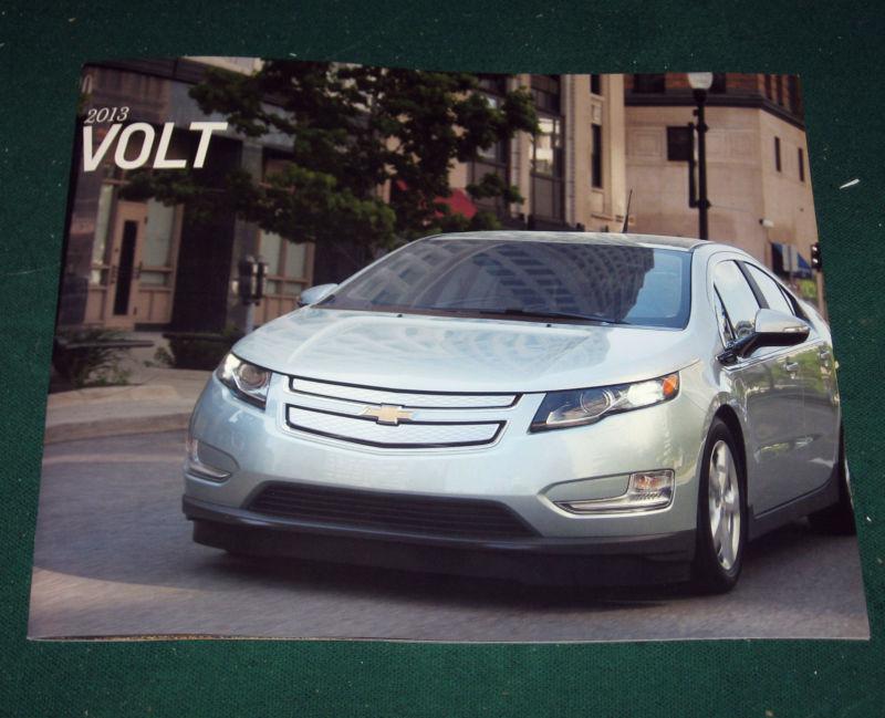 Purchase 2013 Chevy Volt Dealer Sales Brochure; Plug In Electric Car