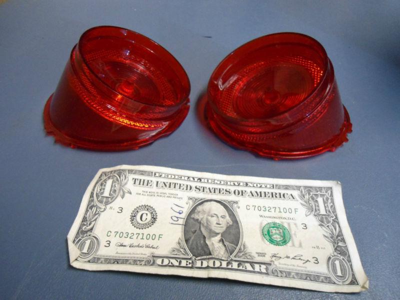 1965 impala chevy belair biscayne l/r rear  nors taillight lens  ratrod