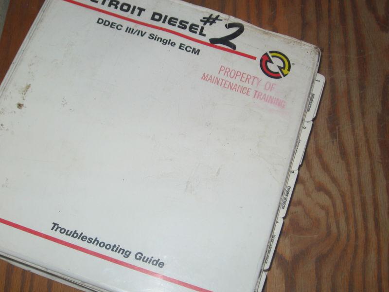 Detroit diesel engine ddec iii iv troubleshooting service manual 50 60 92 149