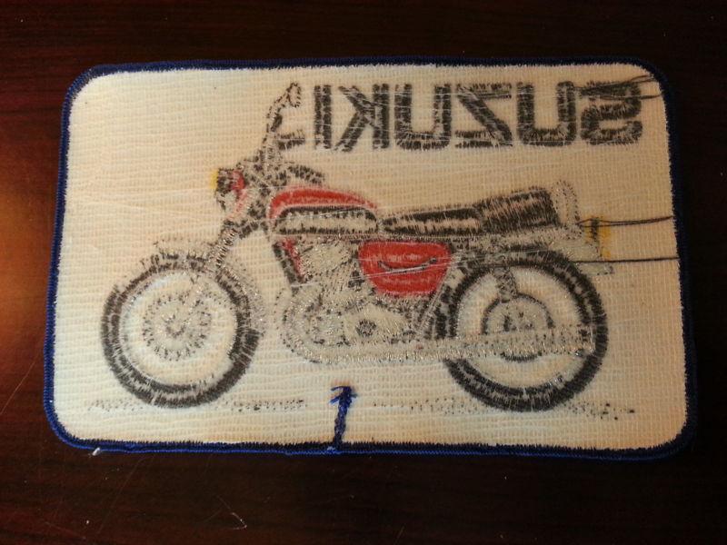 Vintage Large Suzuki Motorcycle Patch / New, US $14.99, image 2