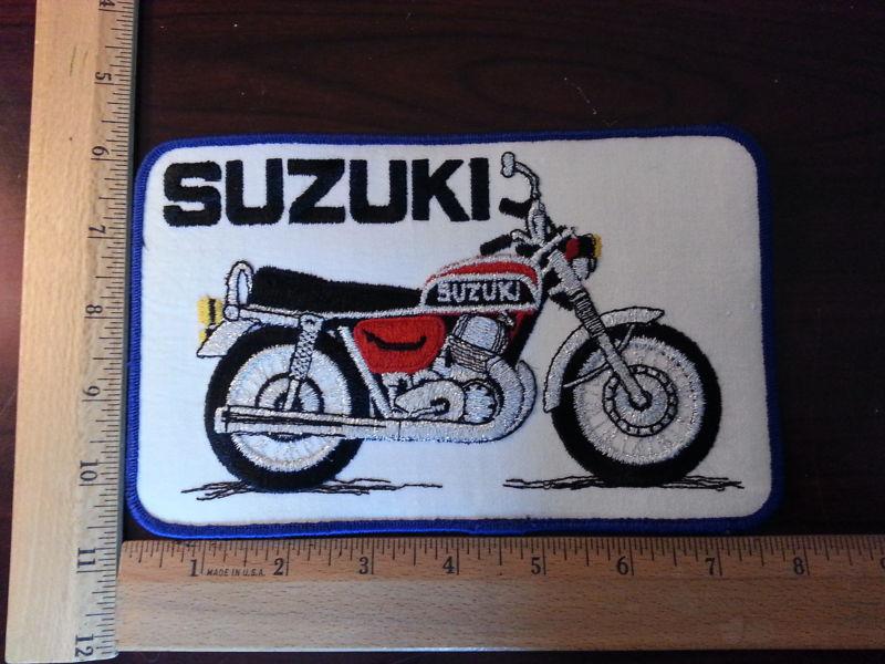 Vintage Large Suzuki Motorcycle Patch / New, US $14.99, image 3