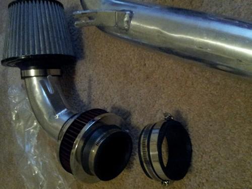 2008-2011 honda accord 3.5 v-6 cold air intake w/ high flow mass air flow senser