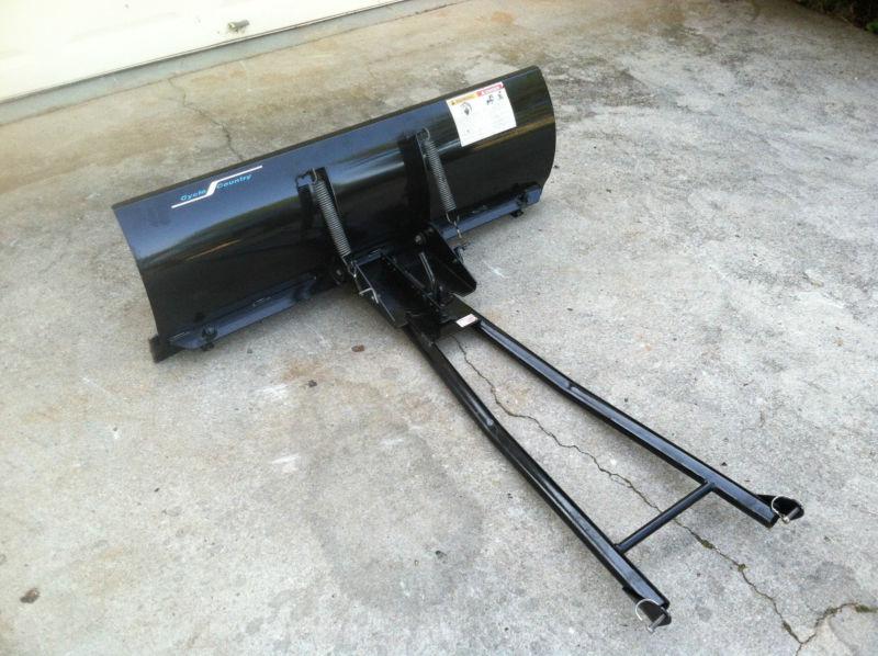 48" atv snowplow mid body mounting
