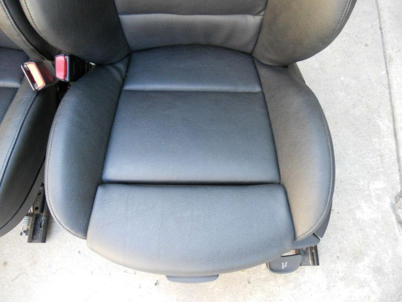 Buy BMW E36 E46 323i 325i 330i Front Black Leatherette Vinyl Manual