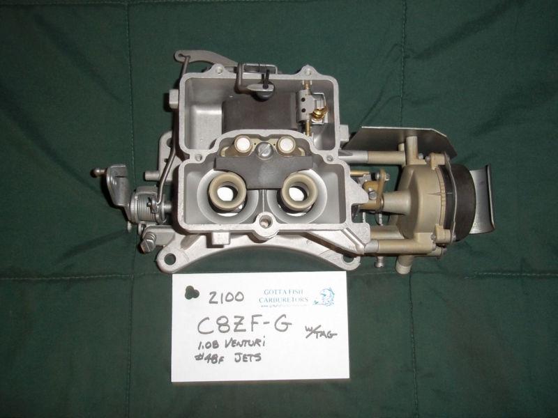 1968 302 FORD MUSTANG FALCON COUGAR AUTOLITE 2100 1.08 C8ZF-G CARBURETOR, US $205.00, image 4