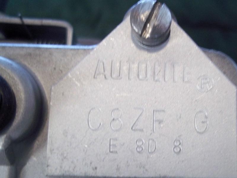 1968 302 FORD MUSTANG FALCON COUGAR AUTOLITE 2100 1.08 C8ZF-G CARBURETOR, US $205.00, image 6