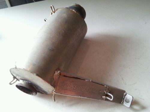 Exhaust can muffler speedwerx lightweight arctic cat f7 f6 sabercat snowmobile