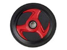 Yamaha stock style plastic rear axle guide wheel 178mm bearings included red
