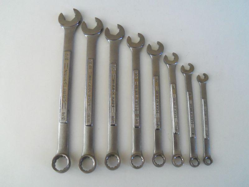 New set of 8 craftsman flare nut wrenches wrench