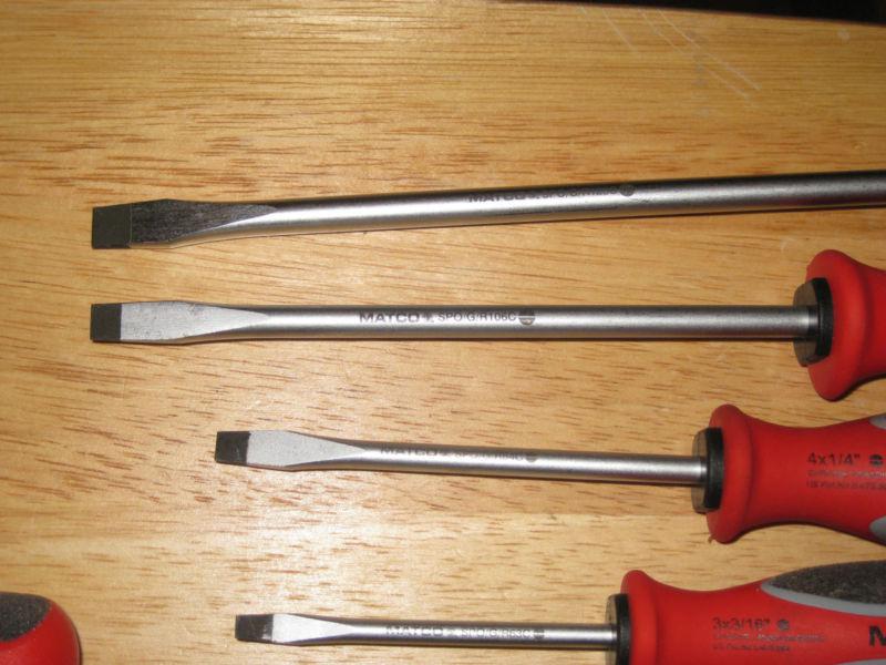 MATCO 10 PC TOP TORQUE II PROMO SCREWDRIVER SET SSPCR8C2....NICE!!!!, US $107.00, image 9