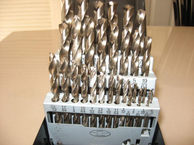 Blitz bits set   29 piece blitz bits  parabolic flute drill bit set   
