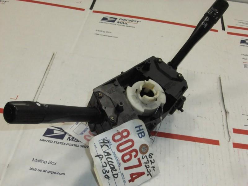 Column switch assembly honda accord 1994 1995 wiper headlight turn signal oem