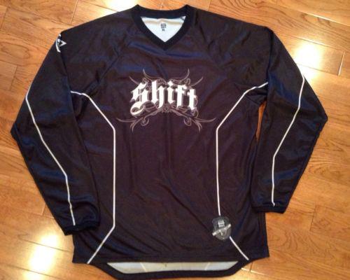 Shift motocross racing jersey adult xlarge xl black