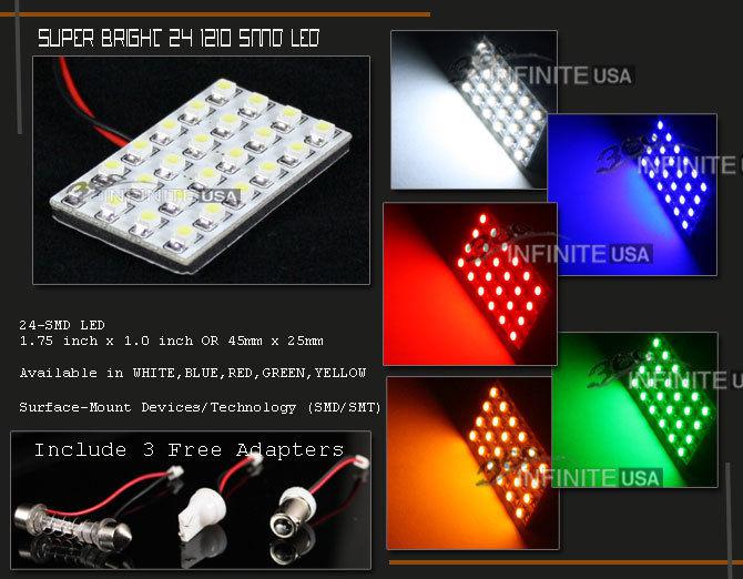 Buy 24LED Super Bright LED Car Dome Light Bulbs Festoon in Arcadia