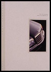 1993 mercedes-benz s sl class original prestige brochure 600