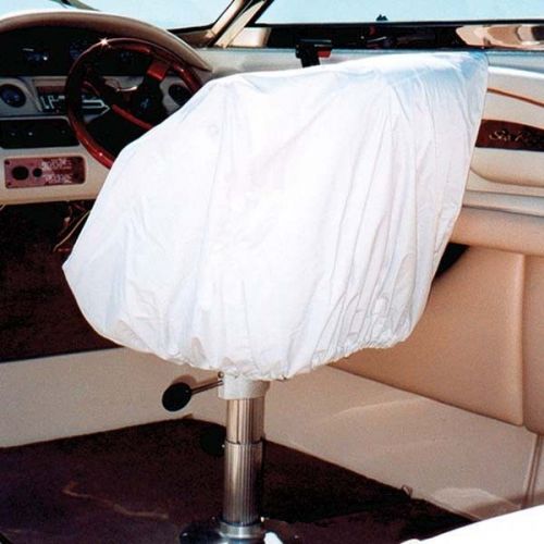 Taylor made marine boat helm/bucket seat white vinyl storage cover