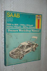 1969-1976 saab 99 service manual shop book haynes repair70 71 72 73 74 75