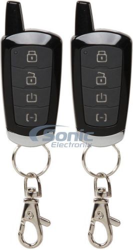 Crimestopper rfall641w 1-way keyless entry fm rf kit w/ 2 1-way 4 button remotes