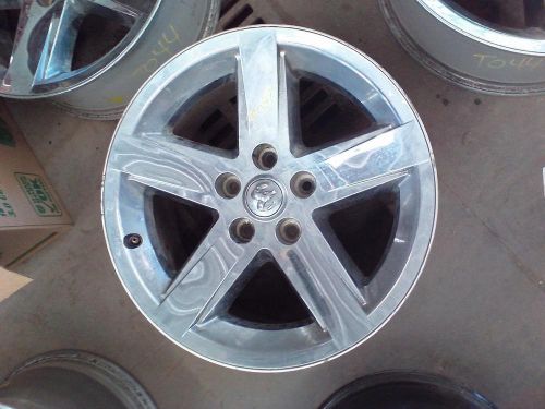 2009 2010 dodge 1500 pickup wheel 20x9 alloy chrome clad 5 spoke (wp2)