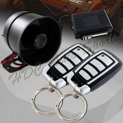 1-way remote car/truck security alarm+searching w/ black 4 button remote control