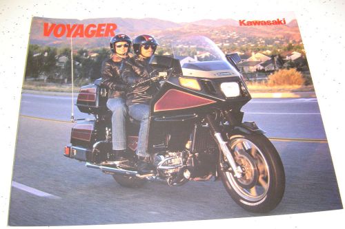 Kawasaki 1985 voyager zn1300-a3 nos  brochure 12 pages