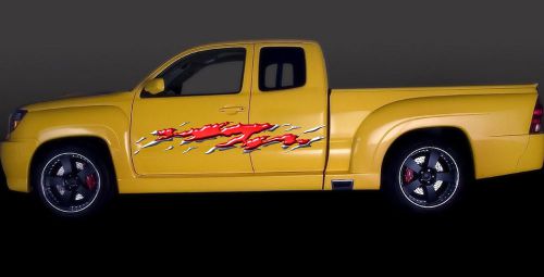 Automotive vinyl graphic stickers full color splash car decals 4ft and up #b110