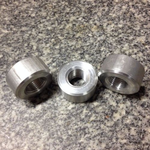 3/8" npt aluminum weld bung (3 pack)