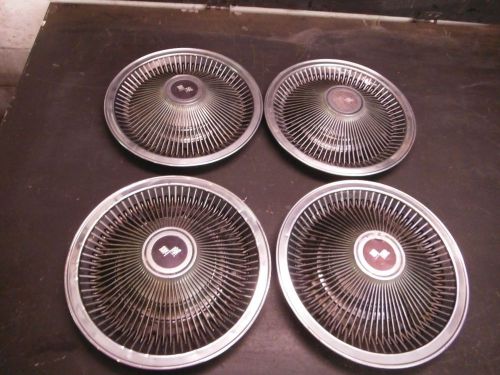 68 69 70 71 72 73 74 chevy corvette 15&#034; hub caps wheel covers spoked stingray