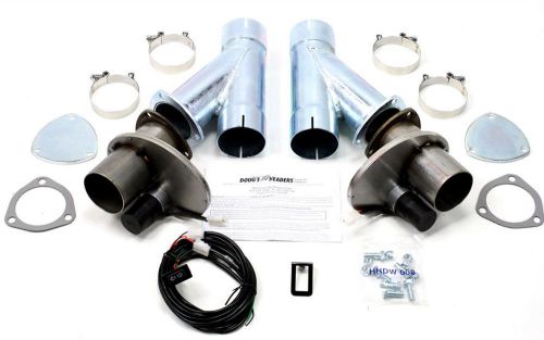 Doug&#039;s headers 3 in pipe stainless electric exhaust cut-out kit p/n dec300ak