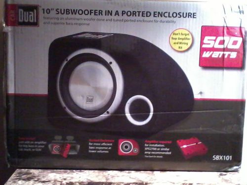 Dual 10&#034; ported inclosed subwoofer