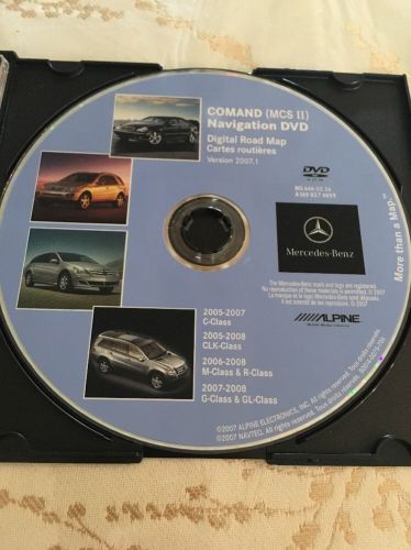 2005 2006 2007 2008 mercedes bq 646 02 26 amg navigation disc oem dvd