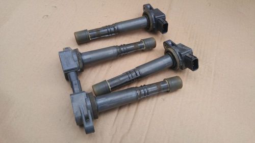 03-07 honda accord ignition coil set of four 4 ignitors coil pack, oem 4 cyl