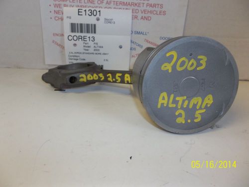 E1301 02 03 04 05 06 nissan altima sentra piston connecting rod oem (2.5l)