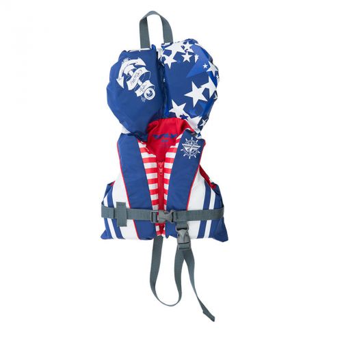Fly racing nylon infant life water sport vest-red/white/blue-one size