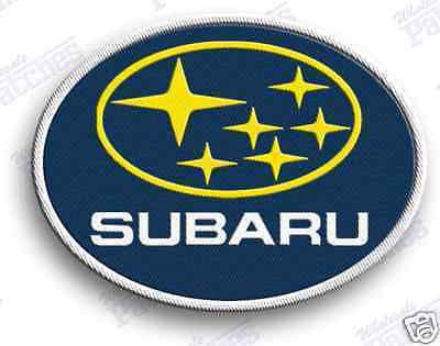 Subaru iron on embroidery patch  2.4&#034; x 1.6&#034; inches embroidered patches car auto