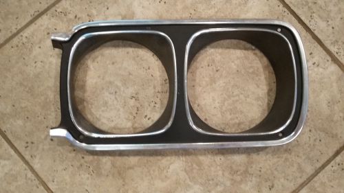 1969 plymouth roadrunner nos lh headlight bezel