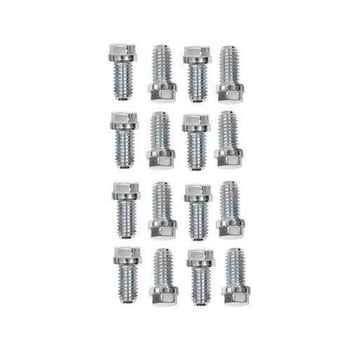 Mr. gasket header fasteners bolts hex head stainless chevy ford buick setof16
