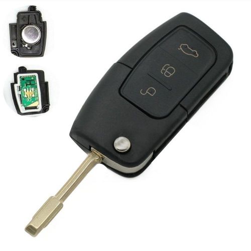 Keyless entry remote key fob 3 button 433mhz with chip 4d60 for ford focus monde