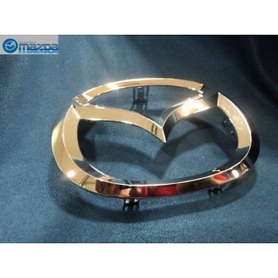 Mazda 2, 3, 5 6 and speed 6 new oem front chrome mazda mascot emblem