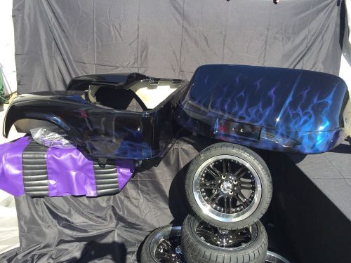 Ez go txt golf cart body... chameleon blue to purple fire with a blue pearl