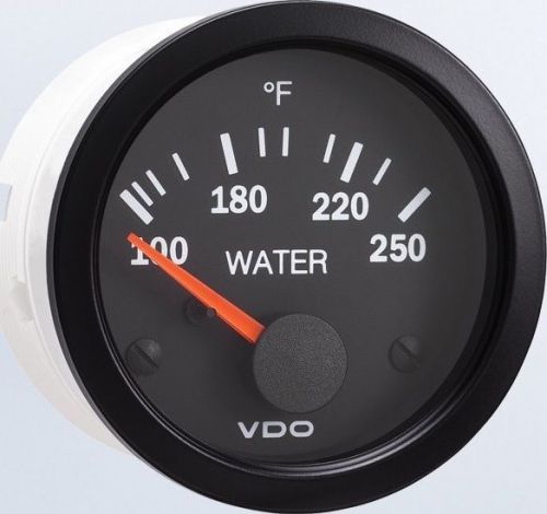 Vdo 310-1051 water temp 250f u.s. kit - vision black