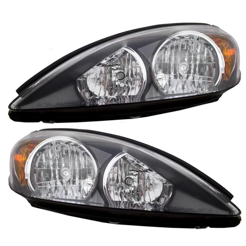 New pair set headlight headlamp assembly dot 02-04 toyota camry aftermarket
