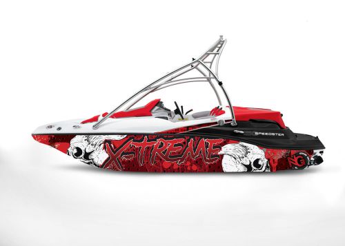 Ng graphic kit decal boat sportster sea doo speedster sport wrap skull x-treme