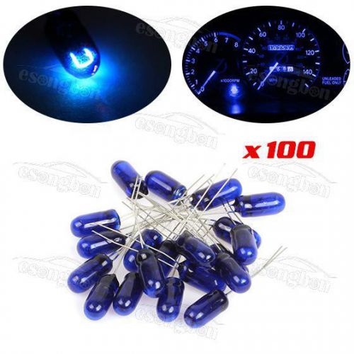 100x blue mini soldering lamps 4.7mm 5mm bin-pin diy lights gauge cluster bulb