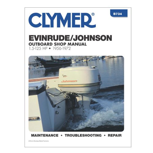 Clymer evinrude/johnson 1.5-125 hp outboards (1956-1972) -b734