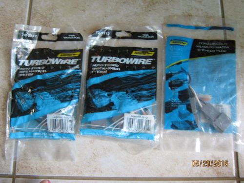 Lot of 3 metra 72-5512 ford lincoln mazda mercury stereo speaker plug wire 89 up